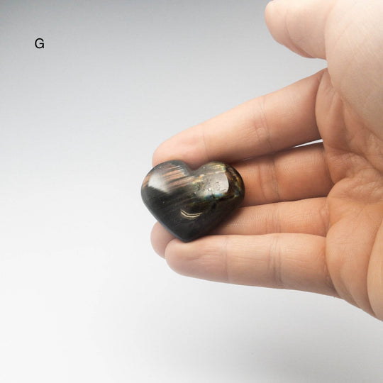 Labradorite Heart - Rocks and Gems Canada