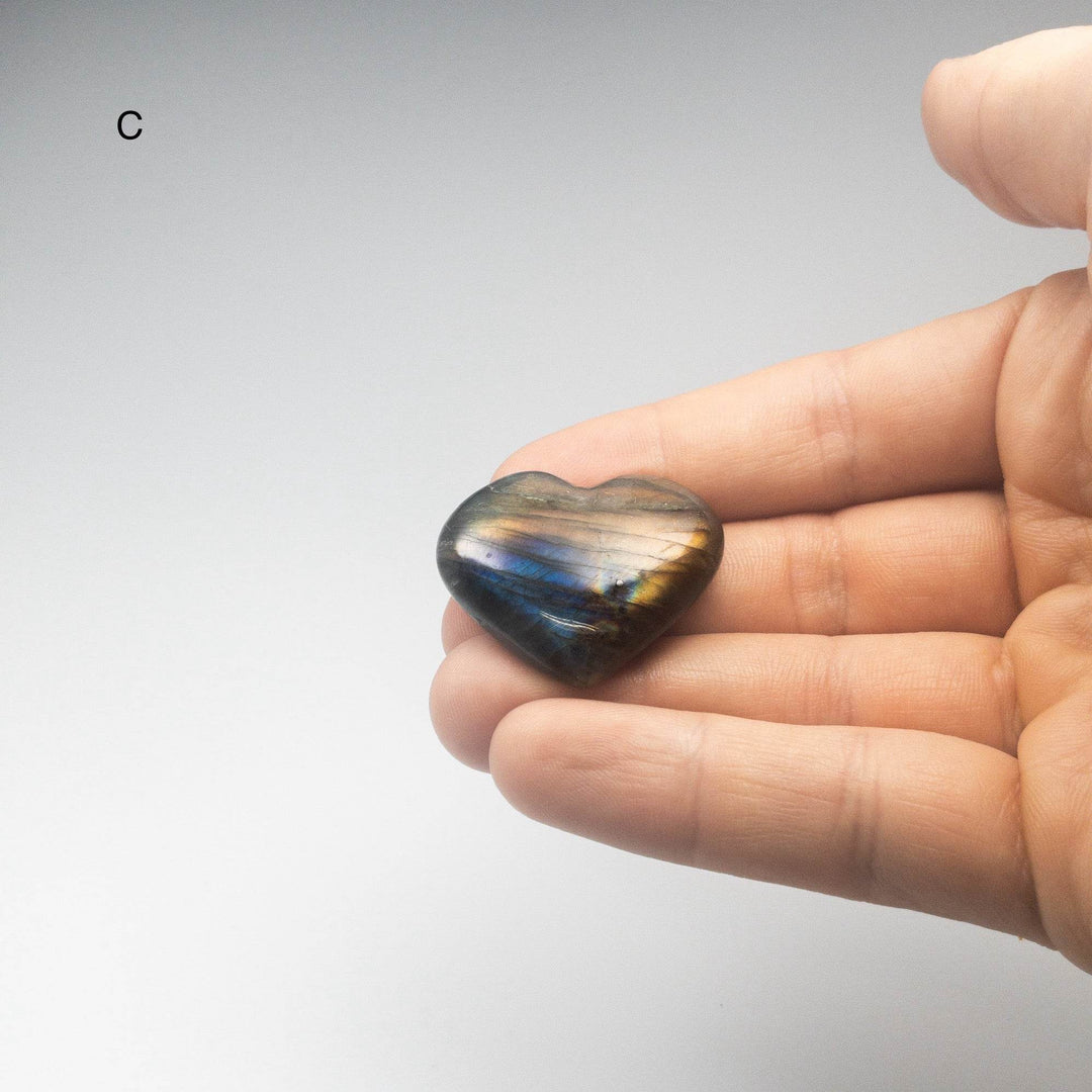 Labradorite Heart - Rocks and Gems Canada