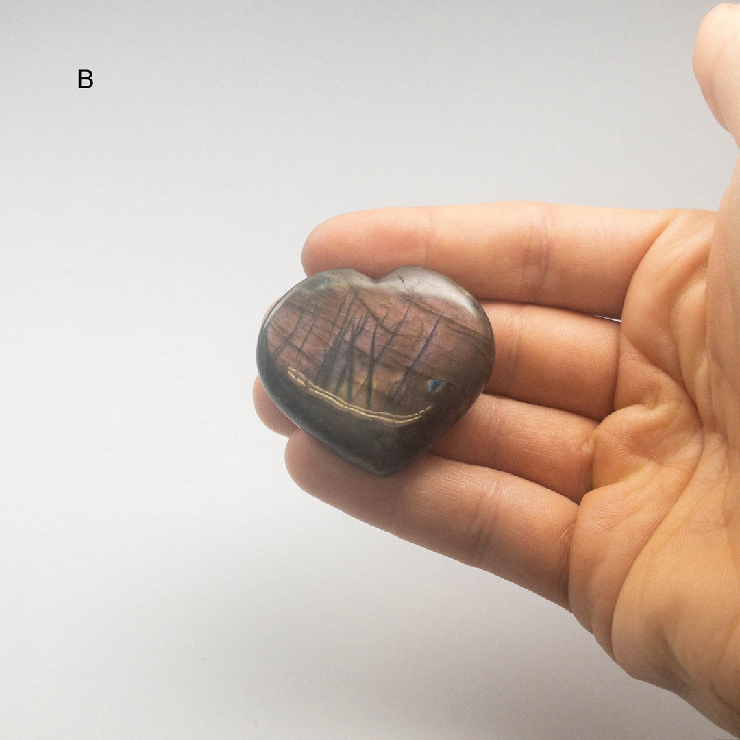 Labradorite Heart - Rocks and Gems Canada