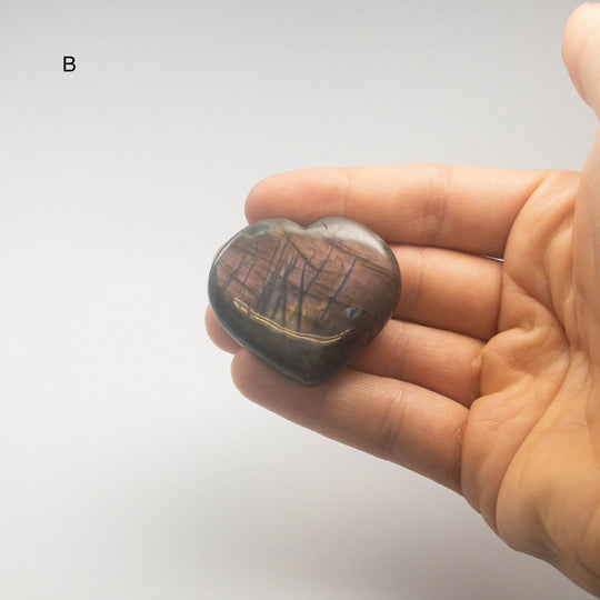 Labradorite Heart - Rocks and Gems Canada