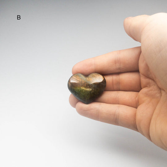 Labradorite Heart - Rocks and Gems Canada
