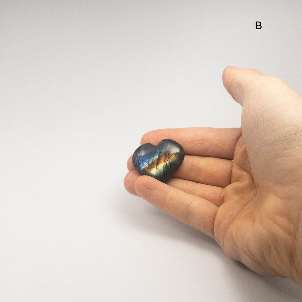 Labradorite Heart - Rocks and Gems Canada