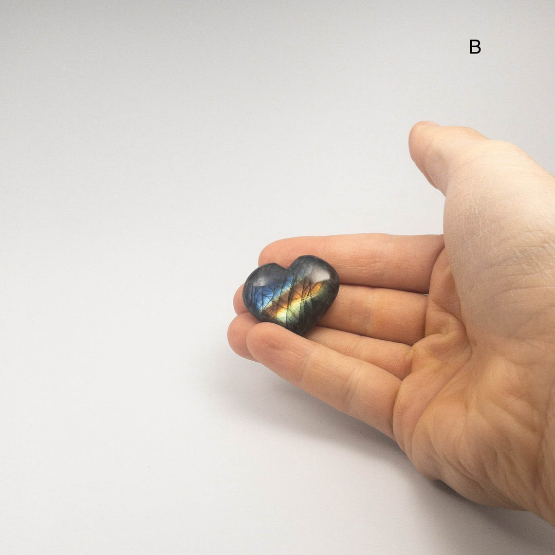 Labradorite Heart - Rocks and Gems Canada