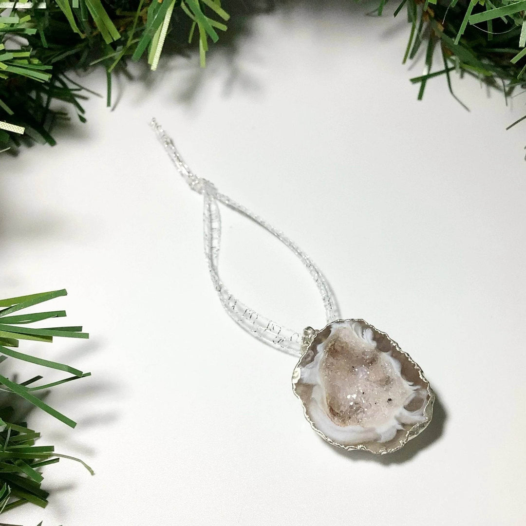 Geode Christmas Ornament - Rocks and Gems Canada