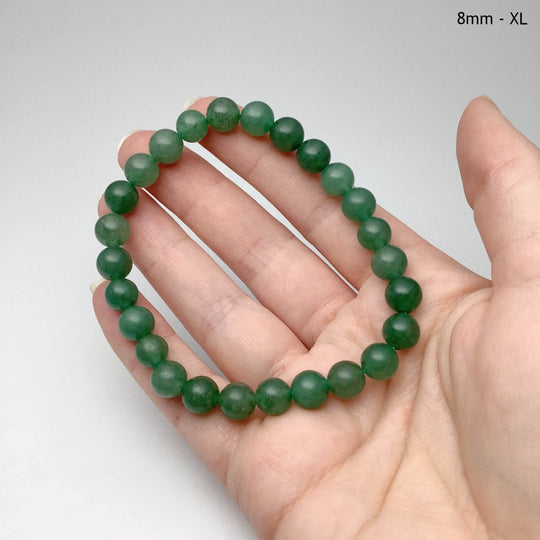 Green Aventurine Beaded Bracelet - Rocks and Gems Canada