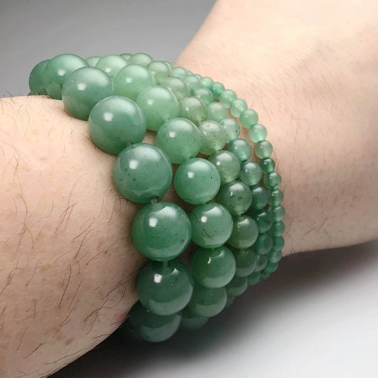Green Aventurine Beaded Bracelet - Rocks and Gems Canada