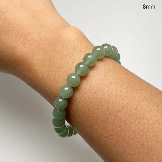 Green Aventurine Beaded Bracelet - Rocks and Gems Canada