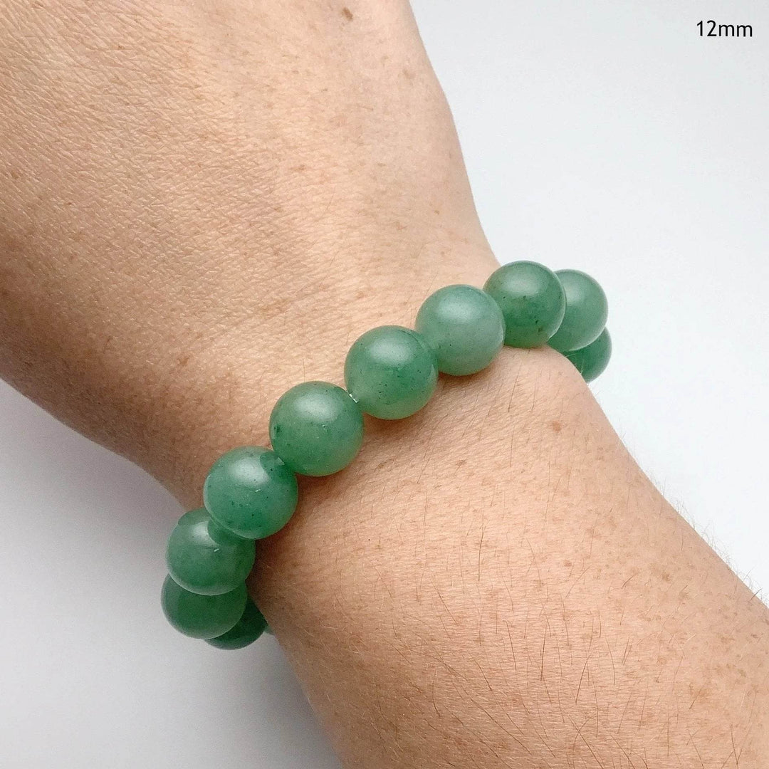 Green Aventurine Beaded Bracelet - Rocks and Gems Canada