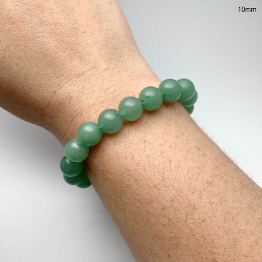Green Aventurine Beaded Bracelet - Rocks and Gems Canada