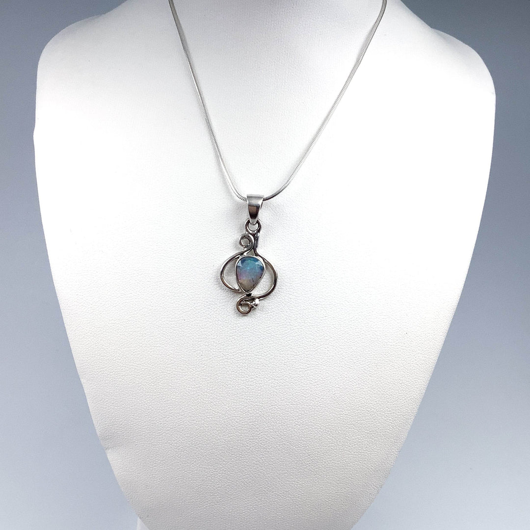Fire Opal Pendant - Rocks and Gems Canada