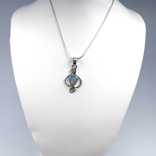 Fire Opal Pendant - Rocks and Gems Canada