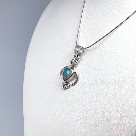 Fire Opal Pendant - Rocks and Gems Canada