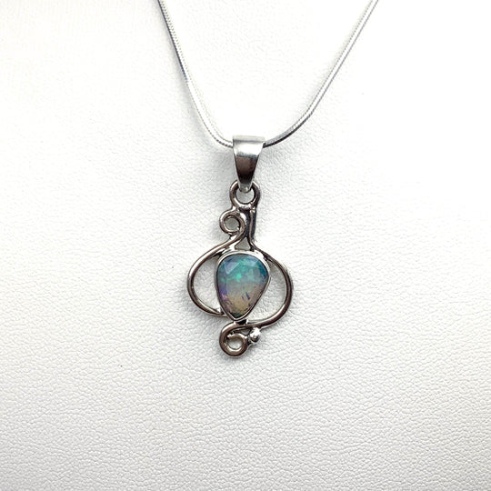 Fire Opal Pendant - Rocks and Gems Canada