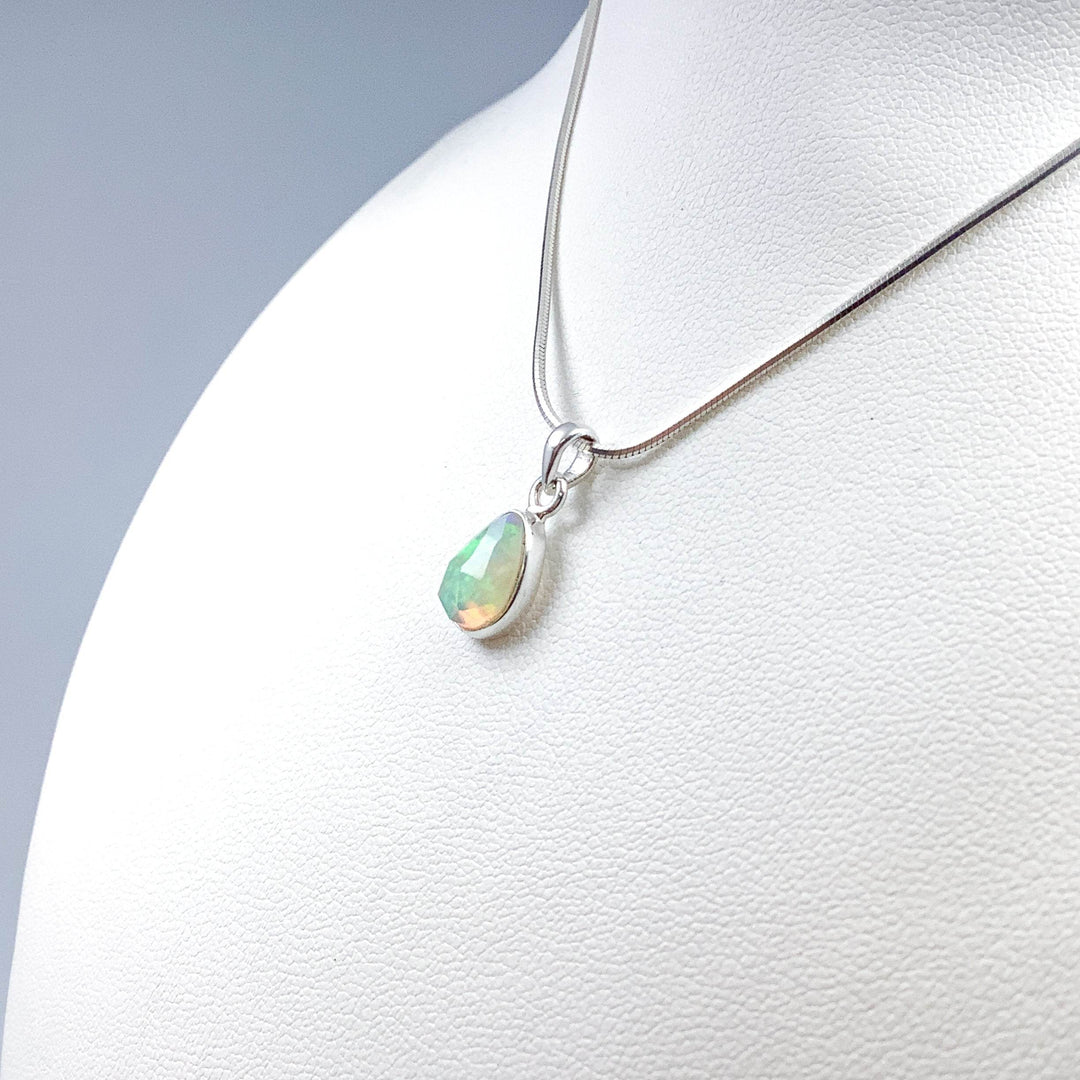 Fire Opal Pendant - Rocks and Gems Canada