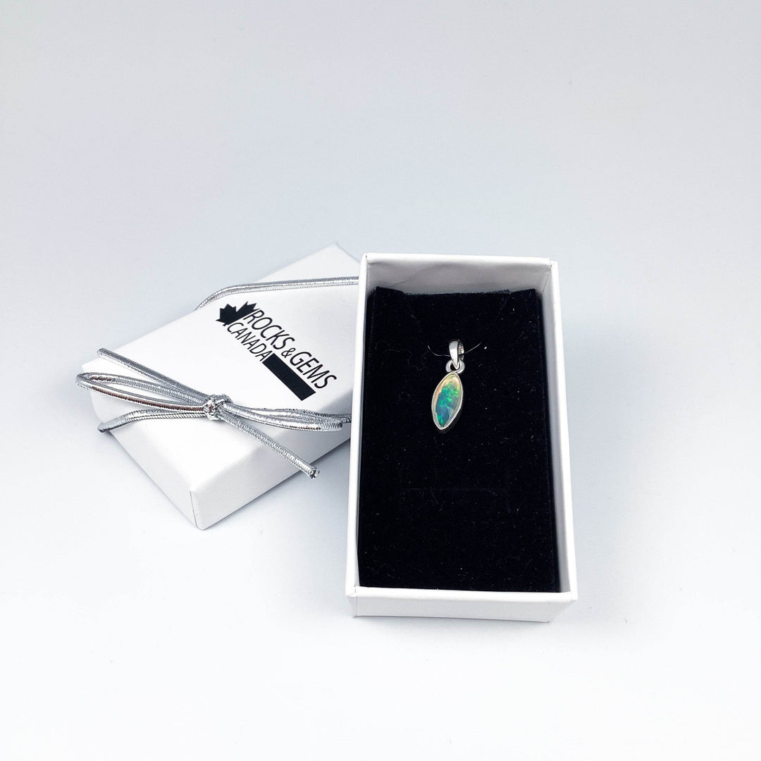 Fire Opal Pendant - Rocks and Gems Canada