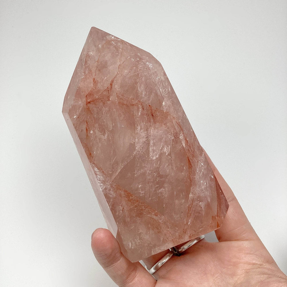 Red Hematoid Quartz Point - Rocks and Gems Canada