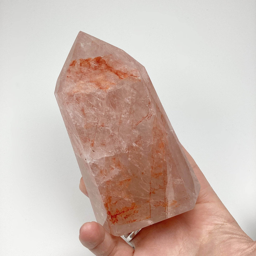 Red Hematoid Quartz Point - Rocks and Gems Canada