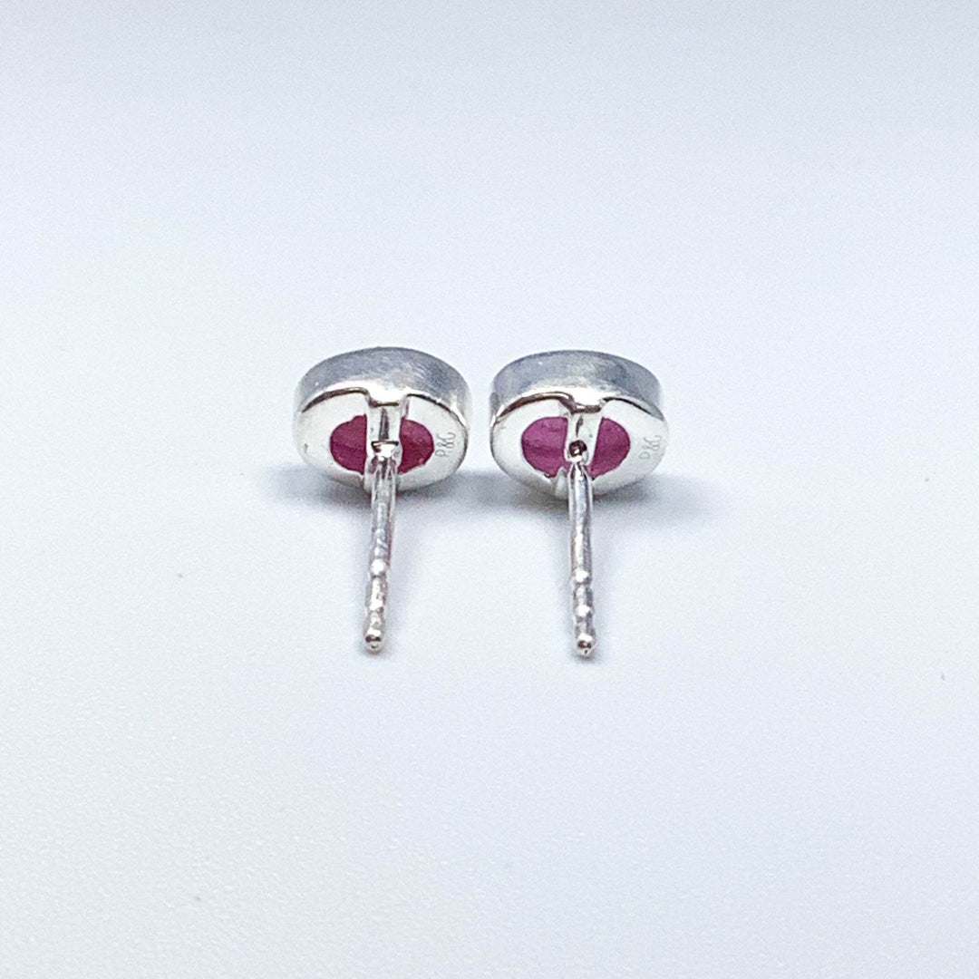 Ruby Studs Earrings - Rocks and Gems Canada