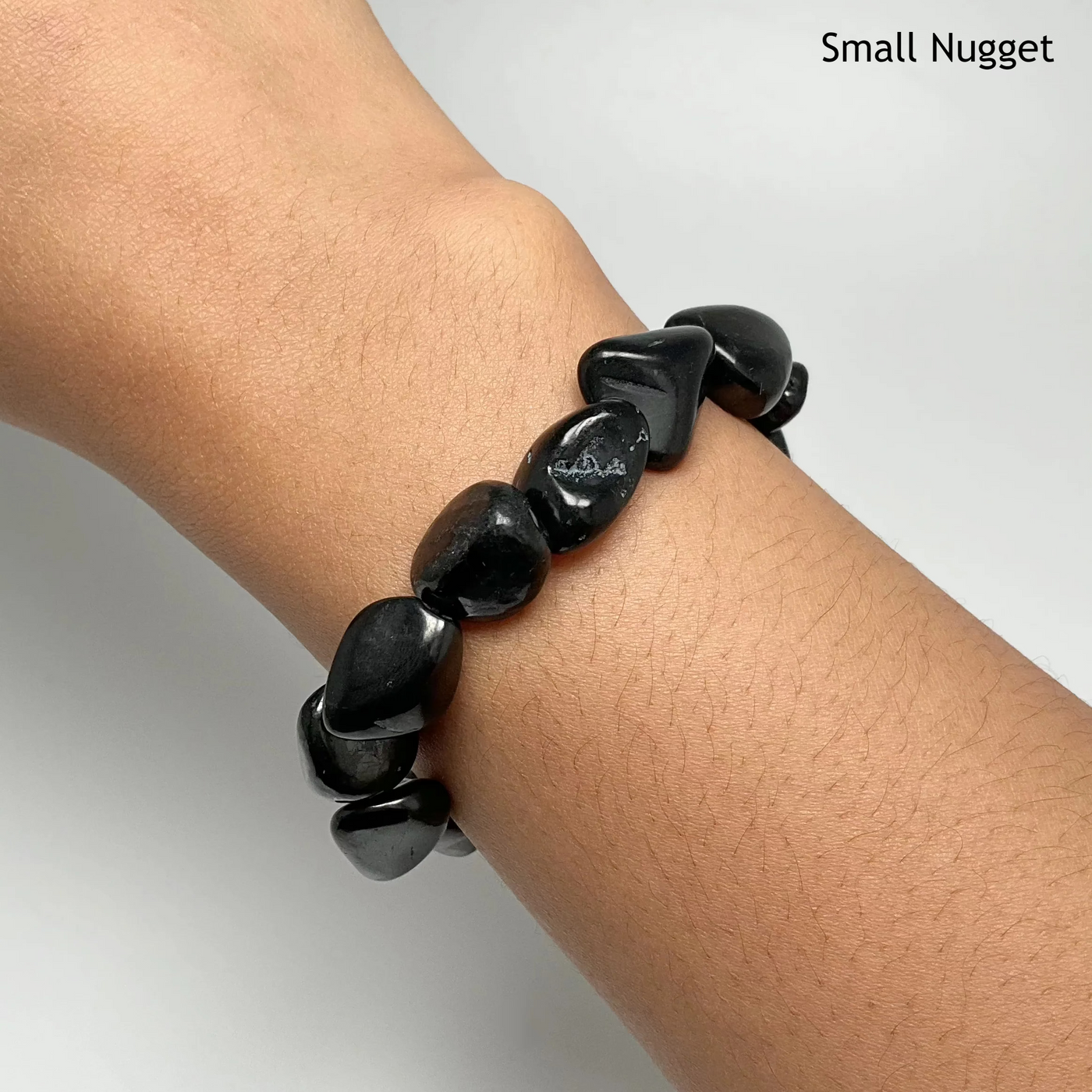Shungite Nugget Beaded Bracelet