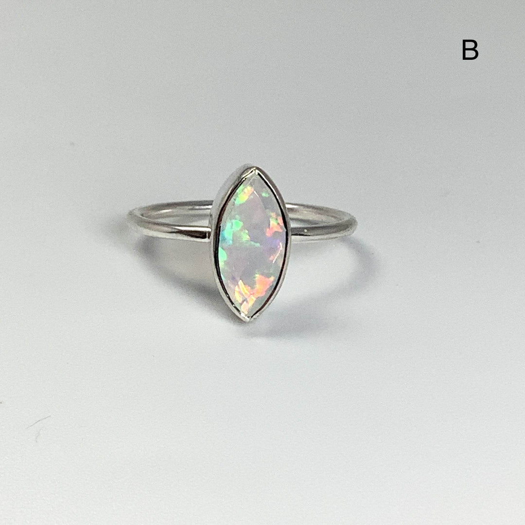 Faceted Ethiopian Fire Opal Ring - Rocks and Gems Canada
