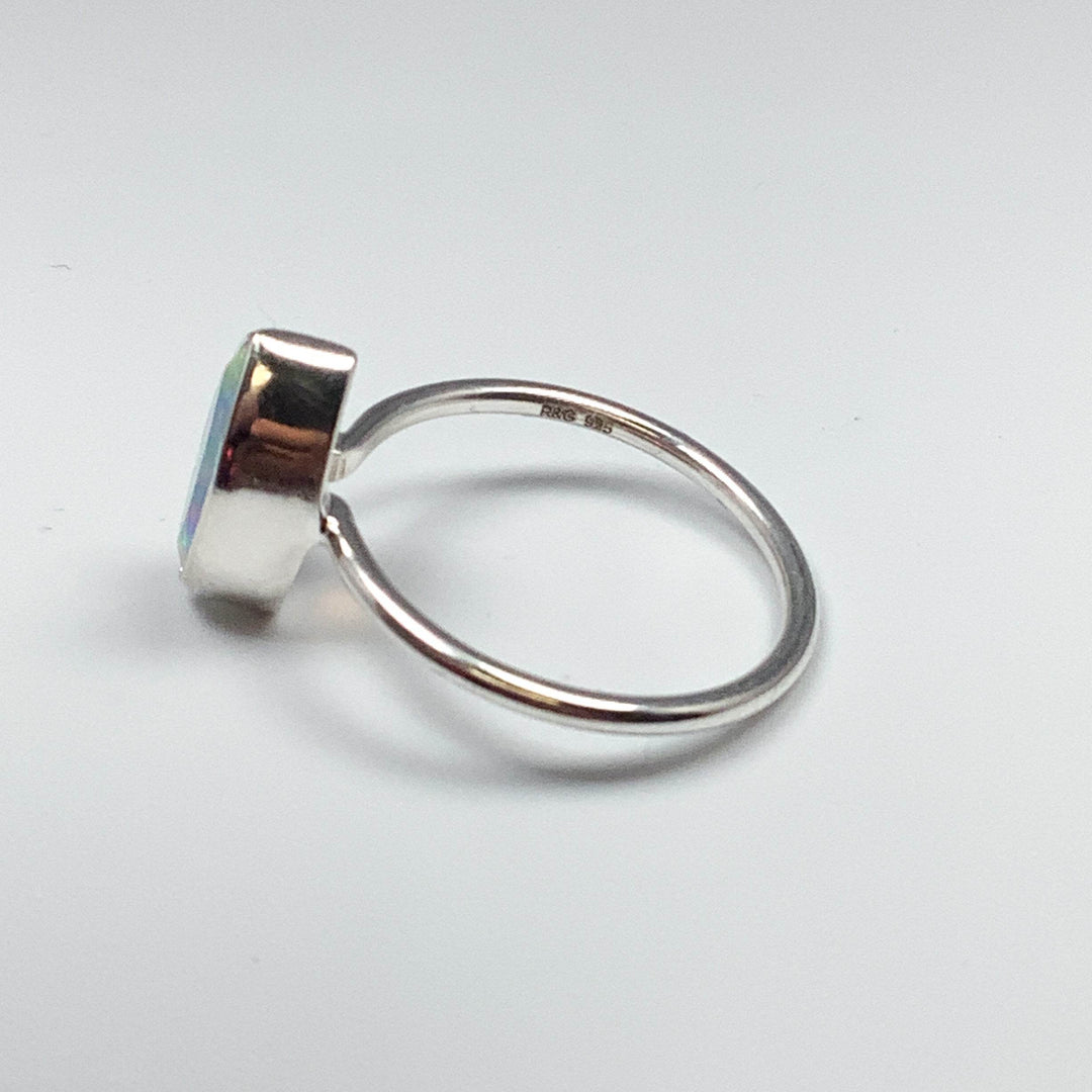 Faceted Ethiopian Fire Opal Ring - Rocks and Gems Canada