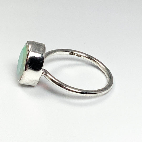 Faceted Ethiopian Fire Opal Ring - Rocks and Gems Canada