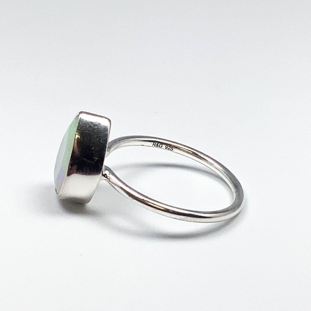 Faceted Ethiopian Fire Opal Ring - Rocks and Gems Canada