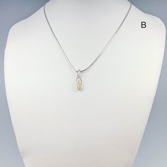 Fire Opal Pendant - Rocks and Gems Canada