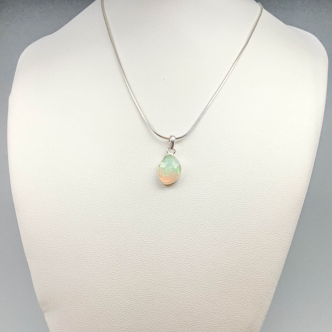 Fire Opal Pendant - Rocks and Gems Canada
