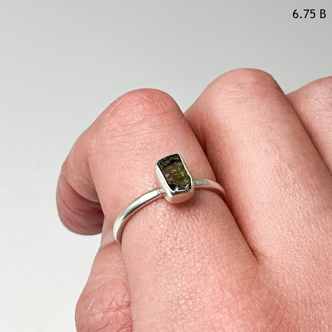 Moldavite Ring - Rocks and Gems Canada