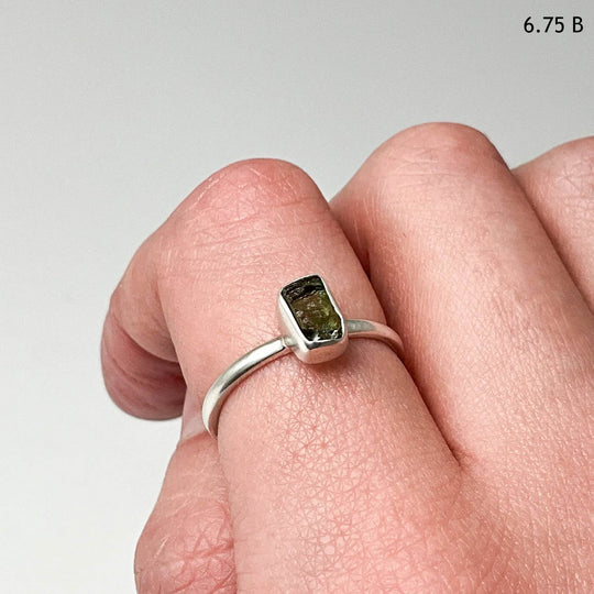 Moldavite Ring - Rocks and Gems Canada