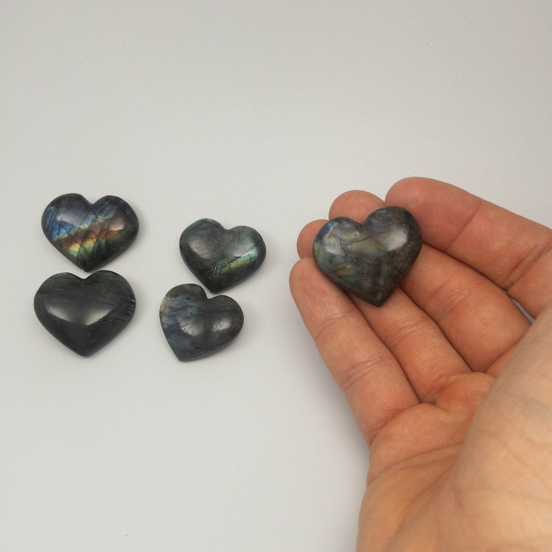 Labradorite Heart - Rocks and Gems Canada