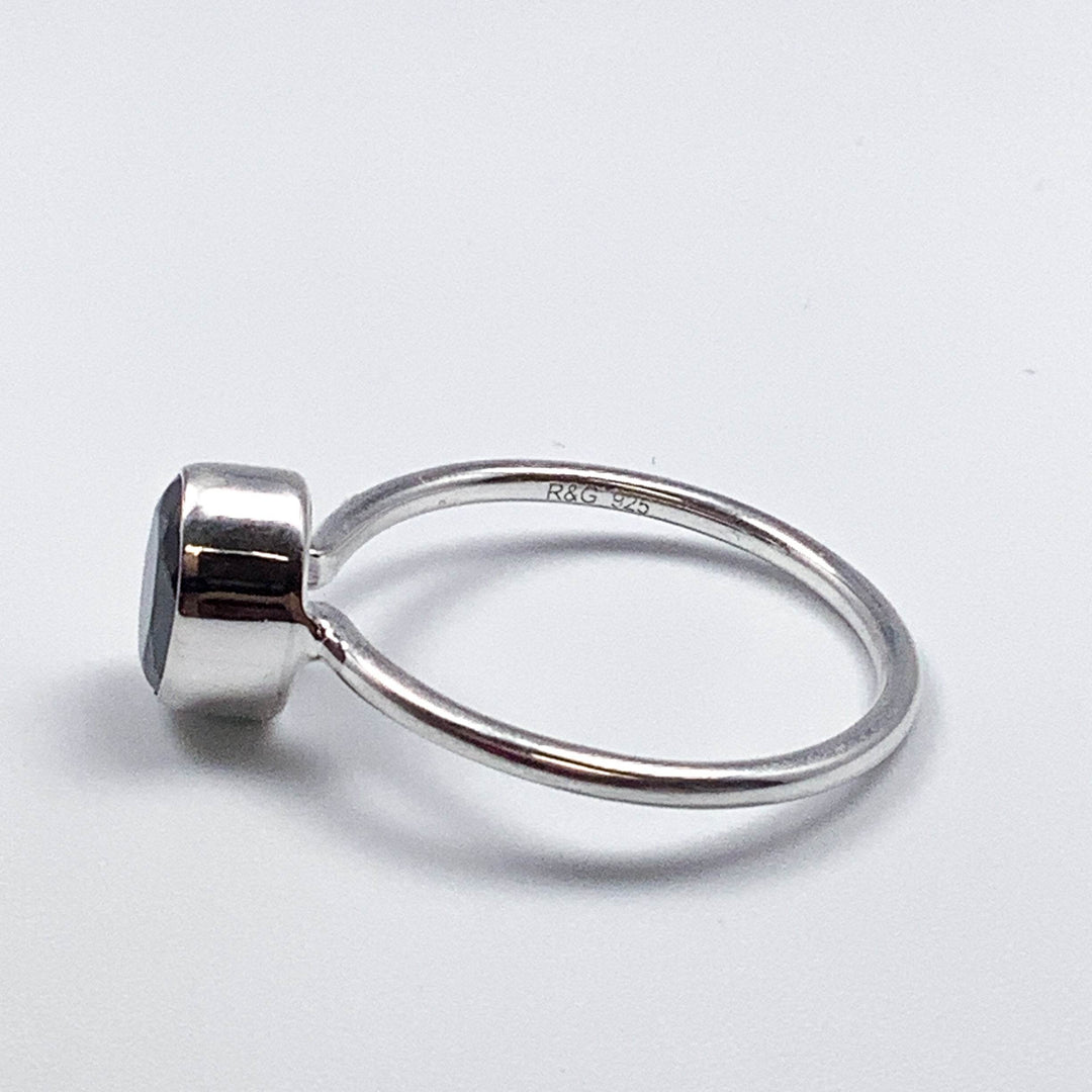 Faceted Elite Shungite Ring - Rocks and Gems Canada