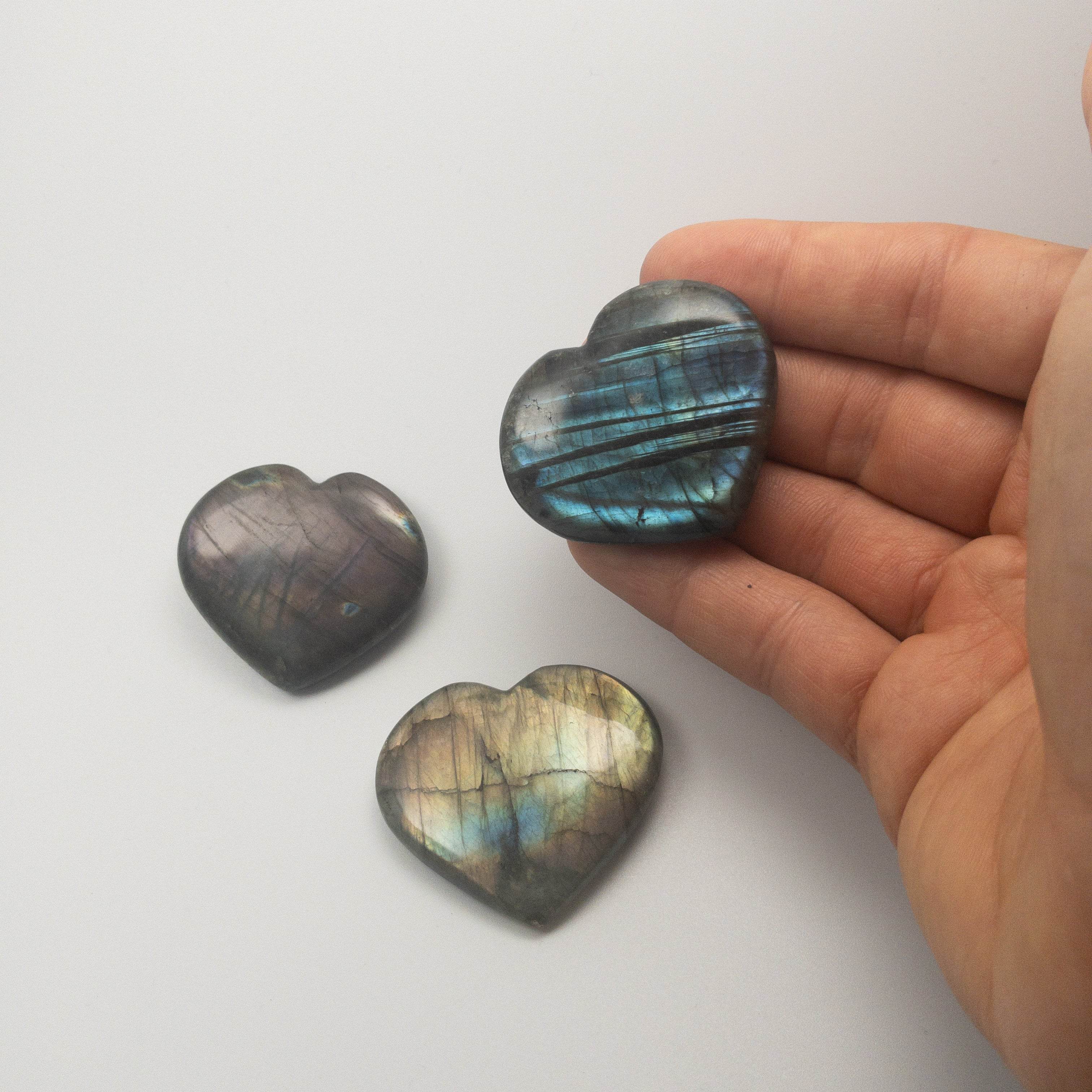 Labradorite Heart - Rocks and Gems Canada