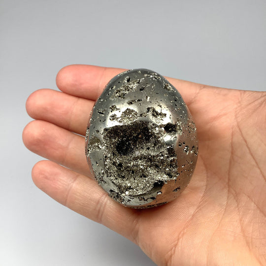 Iron Pyrite Egg - Rocks and Gems Canada