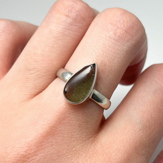 Moldavite Ring - Rocks and Gems Canada