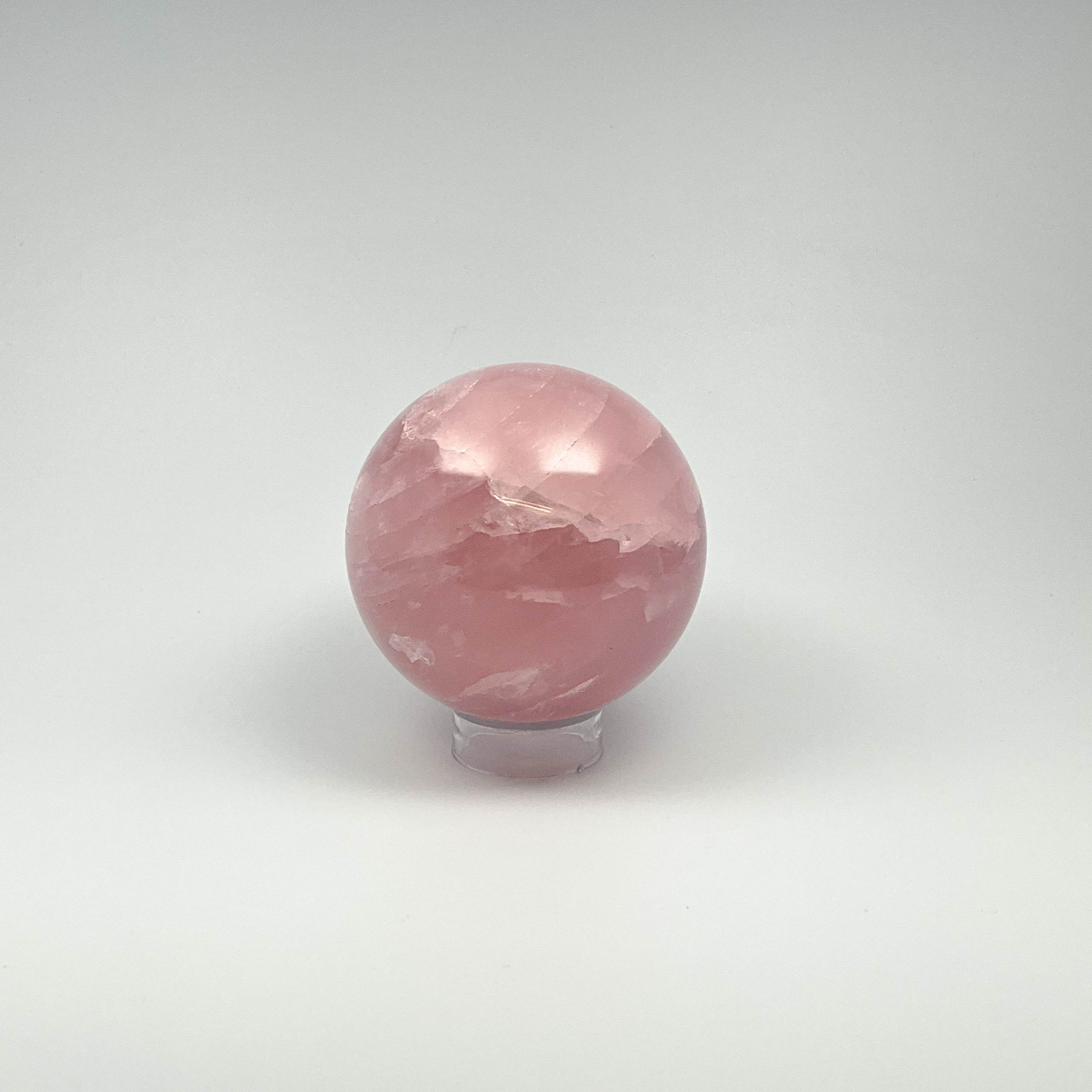 Rose Quartz Sphere - Rocks and Gems Canada