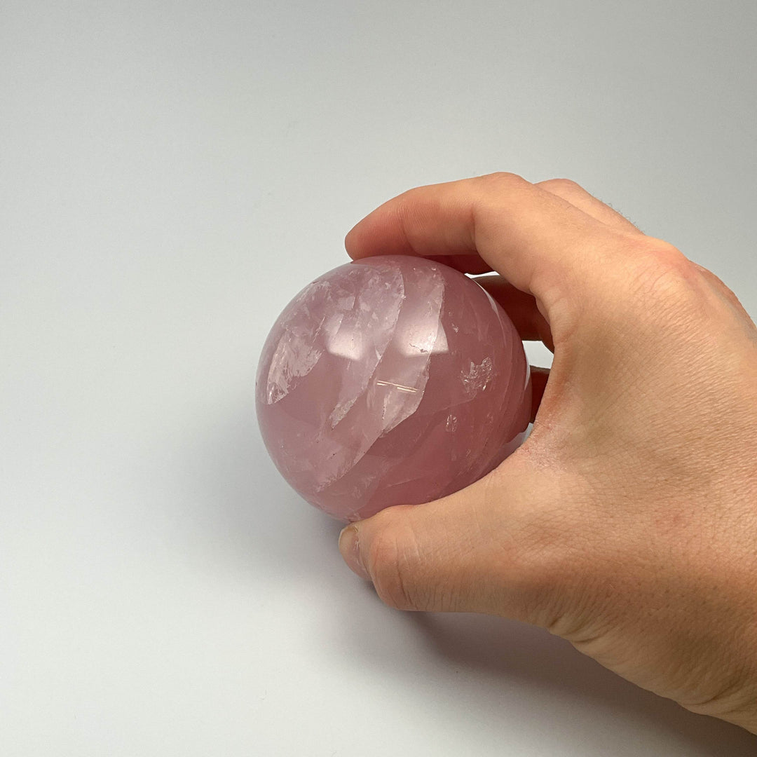 Rose Quartz Sphere - Rocks and Gems Canada