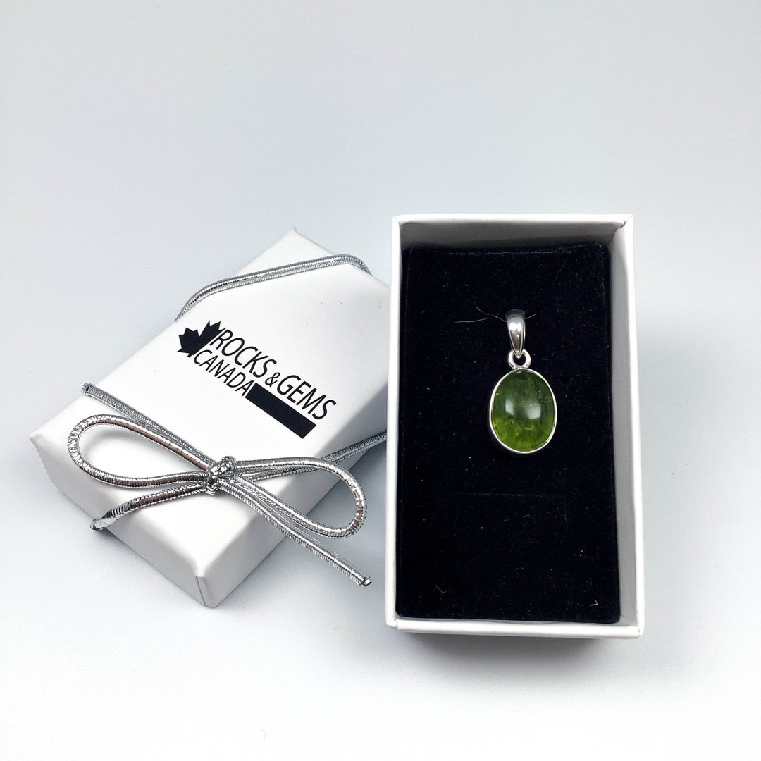 Peridot Pendant - Rocks and Gems Canada