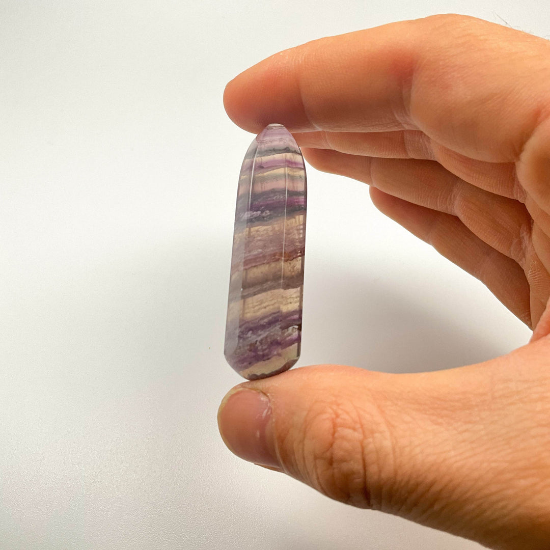 Mixed Fluorite Wand - Rocks and Gems Canada