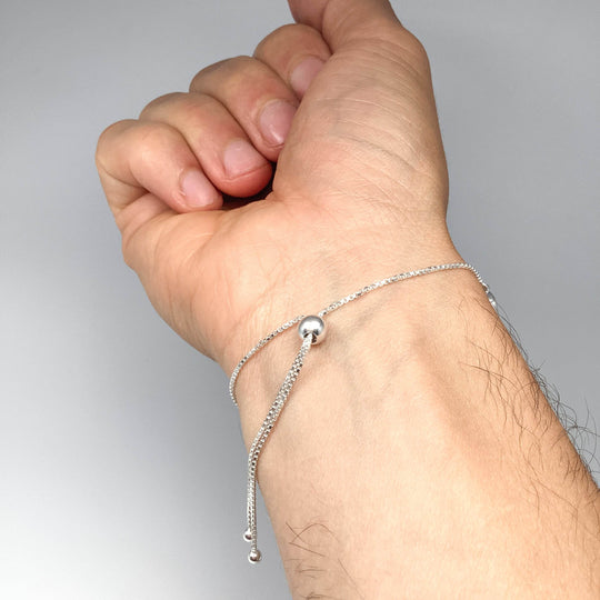 Pink Tourmaline Sterling Silver Bracelet - Rocks and Gems Canada