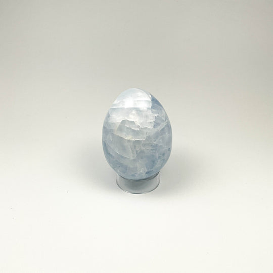 Blue Calcite Egg - Rocks and Gems Canada