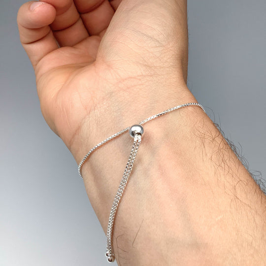 Rainbow Moonstone Sterling Silver Bracelet - Rocks and Gems Canada