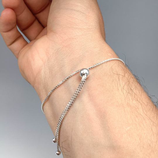 Labradorite Sterling Silver Bracelet - Rocks and Gems Canada