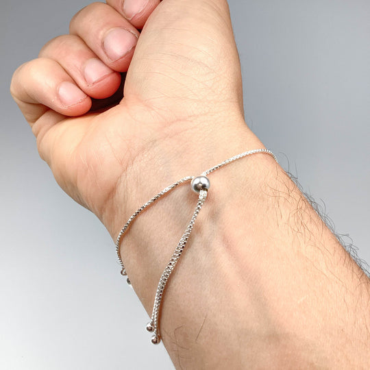 Blue Topaz Sterling Silver Bracelet - Rocks and Gems Canada