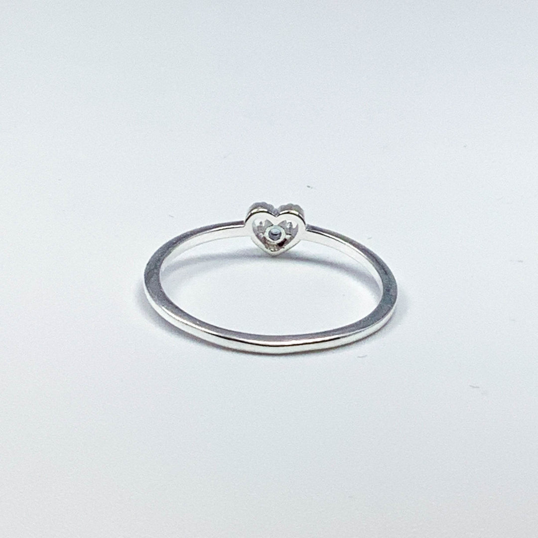 Blue Topaz Heart Ring - Rocks and Gems Canada