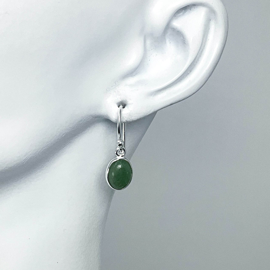 Jade Dangle Earrings - Rocks and Gems Canada