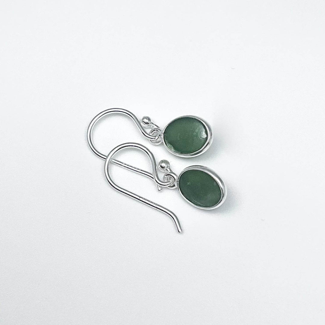 Jade Dangle Earrings - Rocks and Gems Canada
