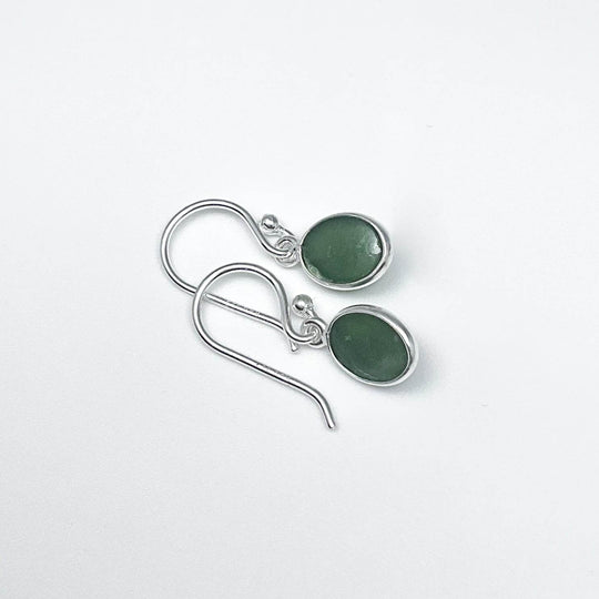 Jade Dangle Earrings - Rocks and Gems Canada