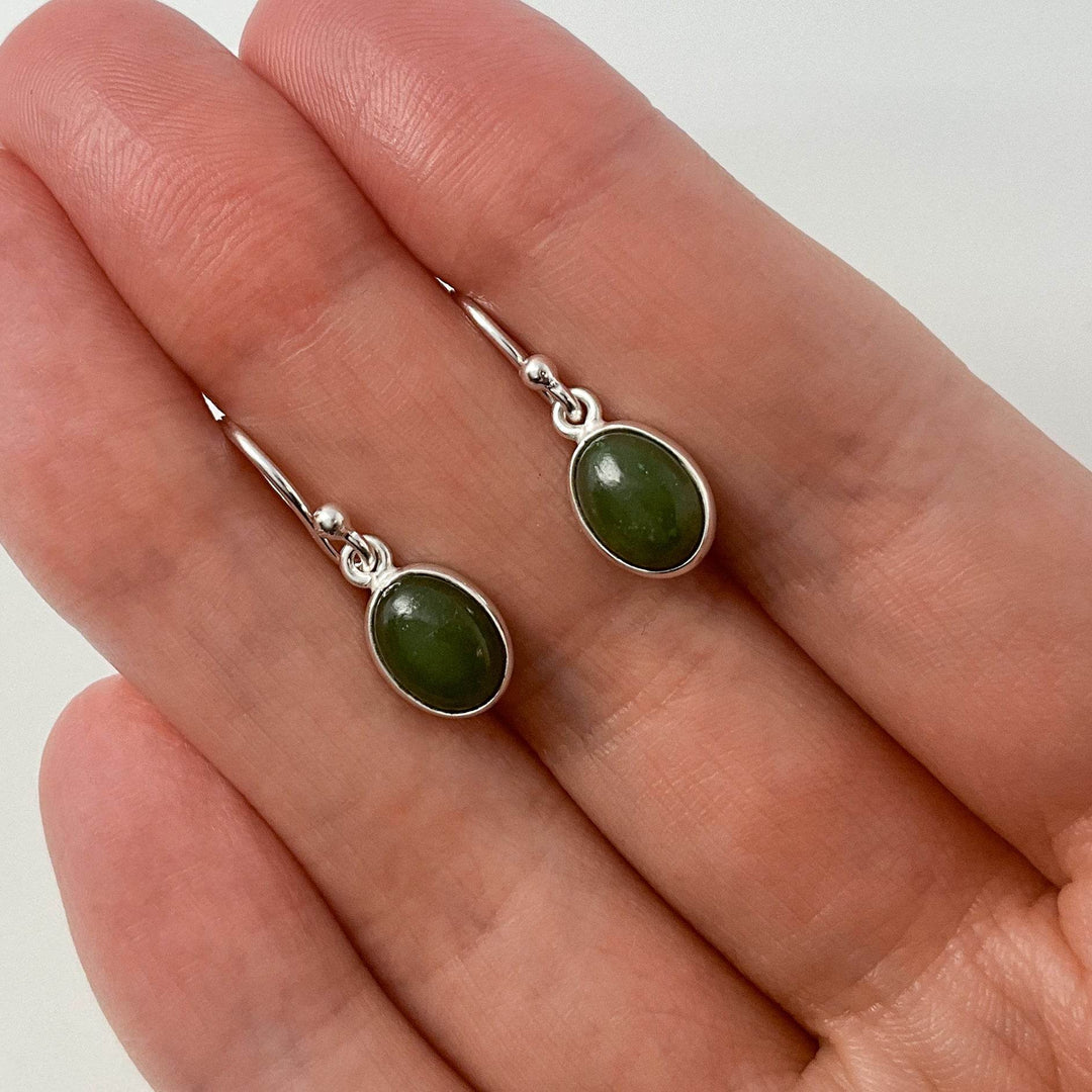Jade Dangle Earrings - Rocks and Gems Canada